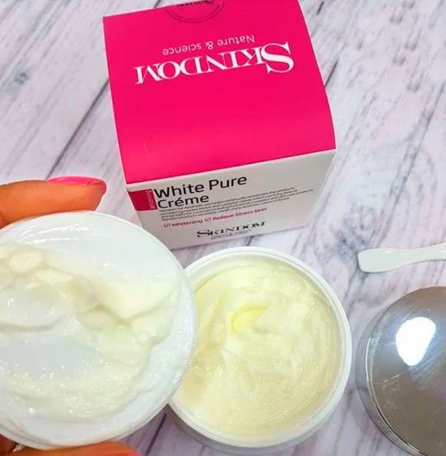 Skindom White Pure Cream Крем отбеливающий для лица, 100 мл Skindom White Pure Cream Крем отбеливающий для лица, 100 мл