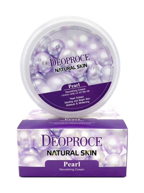 Deoproce Крем для лица питательный с экстрактом жемчуга Natural Skin Nourishing Pearl Cream, 100 г Deoproce Крем для лица питательный с экстрактом жемчуга Natural Skin Nourishing Pearl Cream, 100 г