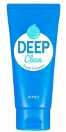 A'PIEU Deep Clean Foam Cleanser Глубокочищающая пенка для умывания и снятия макияжа, 130 мл