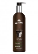 Angel Professional Шампунь мужской от потери волос с экстрактами периллы и розмарина Black Angel For Men, 400 мл