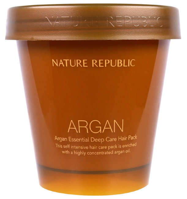 NATURE REPUBLIC Argan Essential Deep Care Hair Pack Укрепляющая маска, 200 мл NATURE REPUBLIC Argan Essential Deep Care Hair Pack Укрепляющая маска, 200 мл