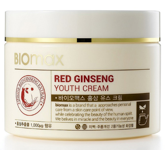 Welcos Biomax Red Ginseng Youth Cream Крем для молодости кожи с экстрактом красного женьшеня, 100 мл Welcos Biomax Red Ginseng Youth Cream Крем для молодости кожи с экстрактом красного женьшеня, 100 мл