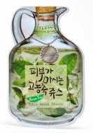 Baviphat Green Tea Juicy Mask Sheet ( Moisture & Lifting ) Маска тканевая фруктовая, 23 г