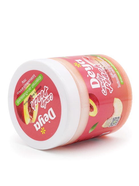Deya Скраб для тела солевой подтягивающий Сочный персик Whitening Body Salt Scrub Candy Peach, 700 г