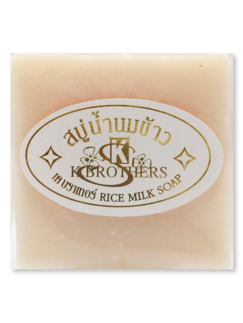 K.Brothers Мыло для очищения лица Жасминовый рис от прыщей и угрей Rice Milk Soap, 50 г 
