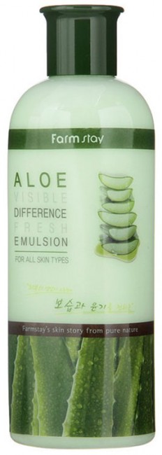 FarmStay Visible Difference Fresh Emulsion (Aloe) Увлажняющая эмульсия с экстрактом алоэ, 350 мл