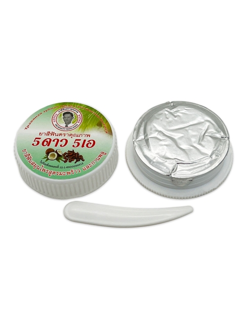 5 Star Cosmetic травяная отбеливающая зубная паста с экстрактом Гвоздики и Кокоса, 25 г 5 Star Cosmetic травяная отбеливающая зубная паста с экстрактом Гвоздики и Кокоса, 25 г