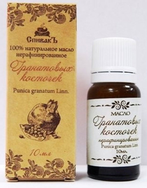 СпивакЪ Масло Гранатовых косточек нерафинированное, 10 мл СпивакЪ Масло Гранатовых косточек нерафинированное, 10 мл