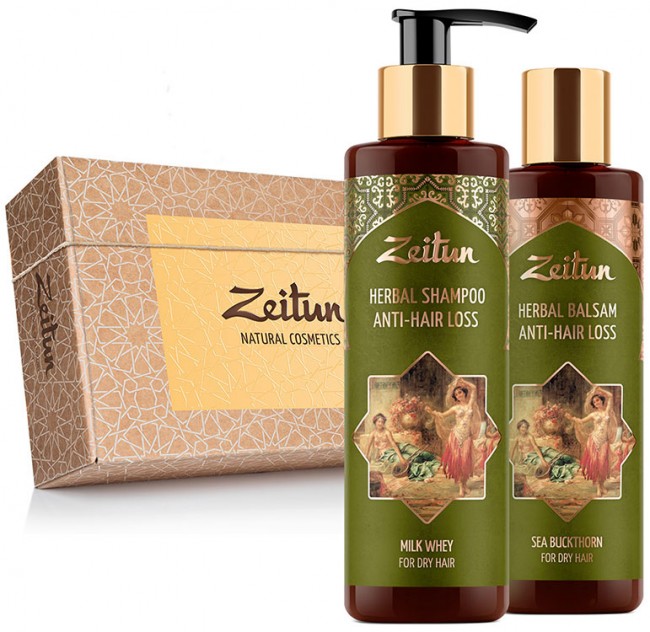 Zeitun Набор "Против выпадения волос" фито-шампунь 200 мл, фито-бальзам 200 мл Zeitun Набор "Против выпадения волос" фито-шампунь 200 мл, фито-бальзам 200 мл