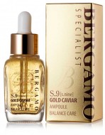 Bergamo Specialist S.Nine Gold Caviar Ampoule Сыворотка ампульная S9 с золотом и экстрактом икры, 30 мл Bergamo Specialist S.Nine Gold Caviar Ampoule Сыворотка ампульная S9 с золотом и экстрактом икры, 30 мл