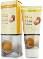 FarmStay Egg Pure Cleansing Foam Пенка очищающая с яичным экстрактом, 180 мл