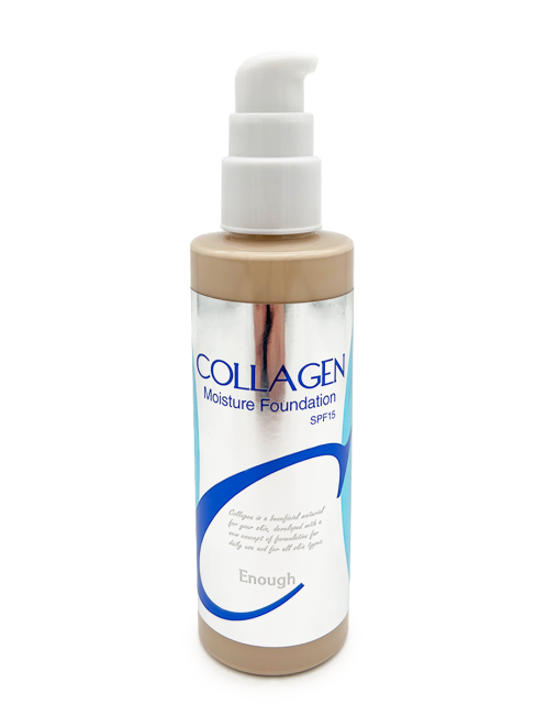 Enough Collagen Moisture Foundation SPF 15 №13 Увлажняющий тональный крем с коллагеном Тон 13 (Светлый беж), 100 мл Enough Collagen Moisture Foundation SPF 15 №13 Увлажняющий тональный крем с коллагеном Тон 13 (Светлый беж), 100 мл