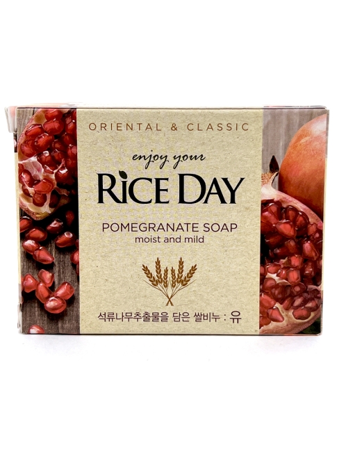 LION Мыло туалетное с экстрактом граната и пиона Rice Day Soap (Yu), 100 г LION Мыло туалетное с экстрактом граната и пиона Rice Day Soap (Yu), 100 г