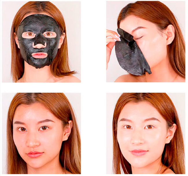 MIZON Seaweed Solution Black Mask Черная тканевая маска с морскими водорослями, 25 мл MIZON Seaweed Solution Black Mask Черная тканевая маска с морскими водорослями, 25 мл