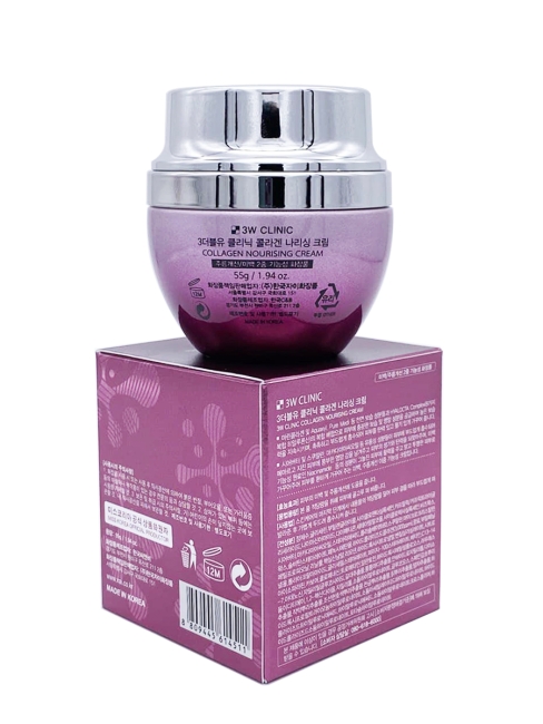 3W Clinic Крем для лица с коллагеном антивозрастной Collagen Nourising Cream, 50 мл 3W Clinic Крем для лица с коллагеном антивозрастной Collagen Nourising Cream, 50 мл