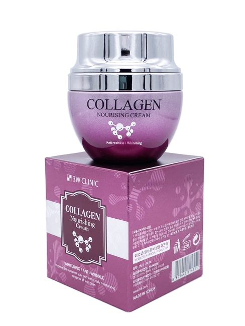 3W Clinic Крем для лица с коллагеном антивозрастной Collagen Nourising Cream, 50 мл 3W Clinic Крем для лица с коллагеном антивозрастной Collagen Nourising Cream, 50 мл