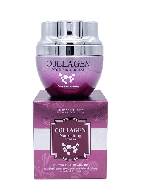 3W Clinic Крем для лица с коллагеном антивозрастной Collagen Nourising Cream, 50 мл 3W Clinic Крем для лица с коллагеном антивозрастной Collagen Nourising Cream, 50 мл