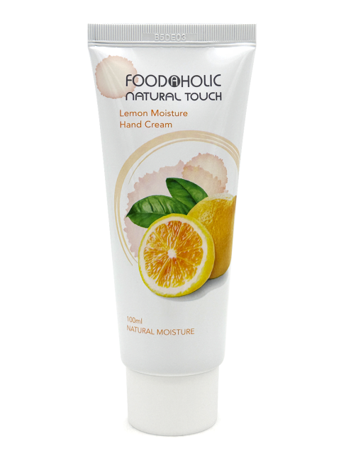 FoodaHolic Увлажняющий крем для рук с экстрактом лимона Natural Touch Lemon Moisture Hand Cream, 100 мл