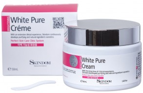 Skindom White Pure Cream Крем отбеливающий для лица, 50 мл