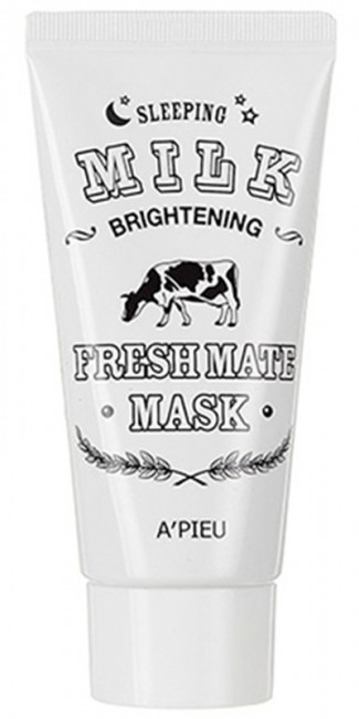 A'PIEU Fresh Mate Sleeping Milk Brightening Mask Ночная маска с молочными протеинами, 50 мл A'PIEU Fresh Mate Sleeping Milk Brightening Mask Ночная маска с молочными протеинами, 50 мл