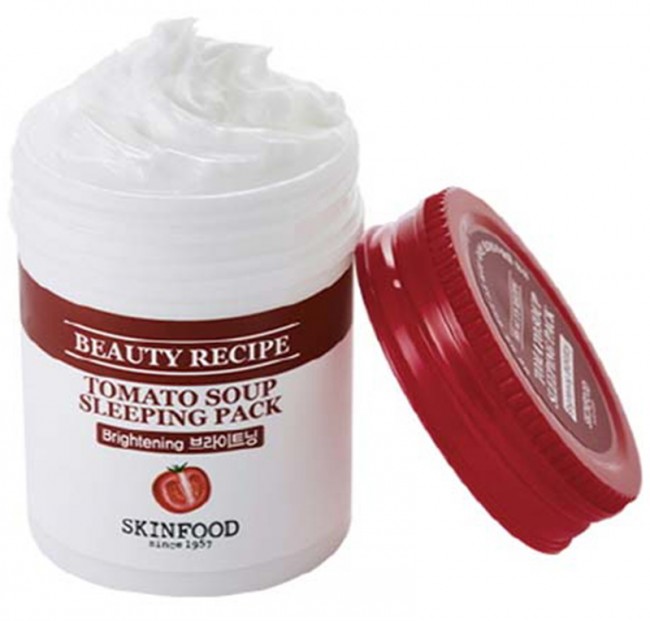 SKINFOOD Beauty Recipe Tomato Soup Sleeping Pack Ночная маска с экстрактом томата, 88 мл
