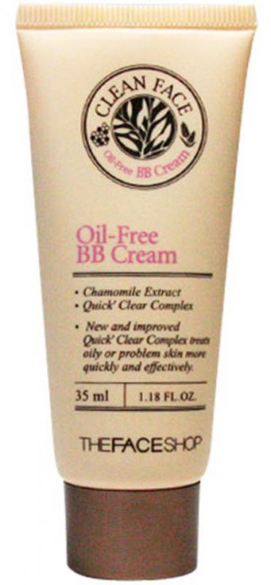 THE FACE SHOP Clean Face Oil Control BB Cream Матирующий BB-крем для жирной кожи, 35 мл