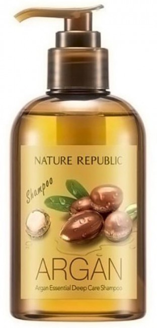 NATURE REPUBLIC Argan Essential Deep Care Shampoo Увлажняющий шампунь для волос, 300 мл