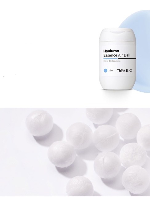 Think Bio Сублимированная гиалуроновая эссенция в форме шарика Hyaluron Essence Airball Vegan, 30x27 мг Think Bio Сублимированная гиалуроновая эссенция в форме шарика Hyaluron Essence Airball Vegan, 30x27 мг