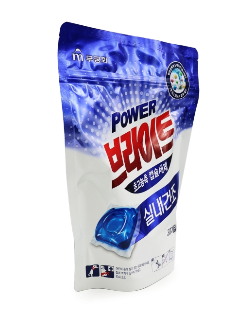 Mukunghwa Средство для стирки ультраконцентрированное в капсулах Морской бриз Power Bright Concentrated Capsules, 30 шт