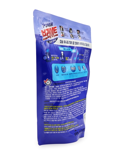 Mukunghwa Средство для стирки ультраконцентрированное в капсулах Морской бриз Power Bright Concentrated Capsules, 30 шт