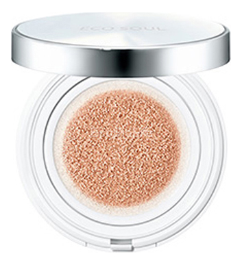 The Saem Основа тональная маскирующая Eco Soul Essence Cushion All Cover N21 (O1), 13 г The Saem Основа тональная маскирующая Eco Soul Essence Cushion All Cover N21 (O1), 13 г
