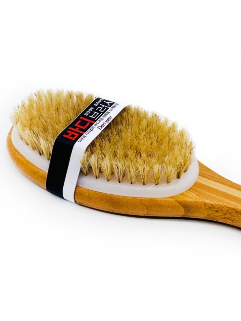 Darkness Щетка массажная для тела с щетиной кабана  Body Brush