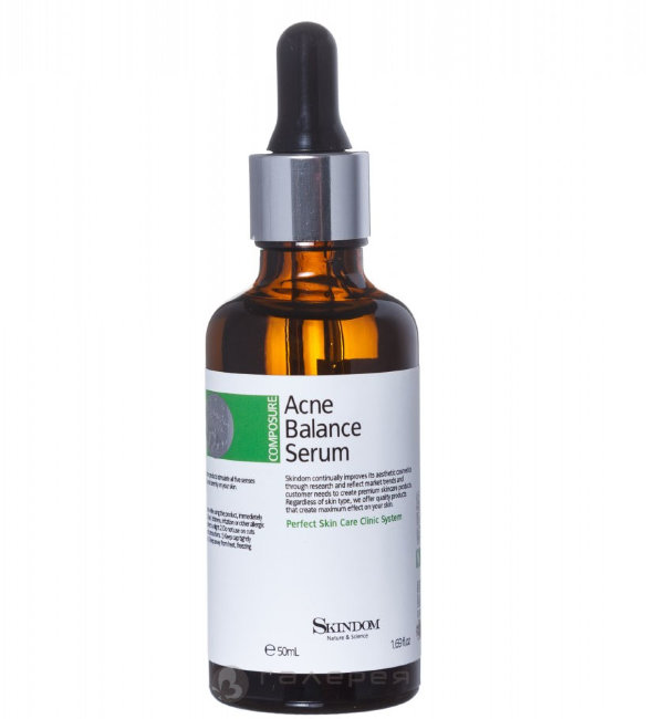 Skindom Acne Balance Serum Сыворотка для ухода за проблемной кожей лица, склонной к высыпаниям, 50 мл Skindom Acne Balance Serum Сыворотка для ухода за проблемной кожей лица, склонной к высыпаниям, 50 мл