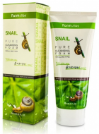 FarmStay Snail Pure Cleansing Foam Пенка очищающая с экстрактом улитки, 180 мл