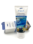 Jigott Пенка для лица с Коллагеном Natural Aqua Foam Cleansing, 180 мл
