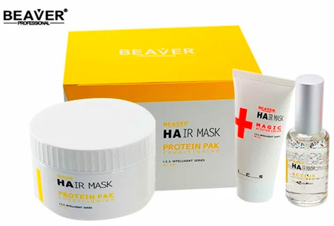 Beaver Professional Deep Conditioning Protein Pak Маска для глубокого кондиционирования волос на основе протеина, 500+60+50 мл Beaver Professional Deep Conditioning Protein Pak Маска для глубокого кондиционирования волос на основе протеина, 500+60+50 мл