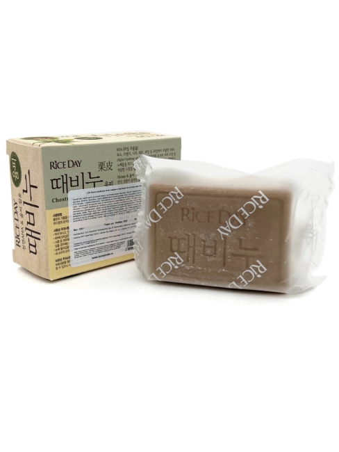 LION Мыло-скраб для тела с медом и каштаном Rice Day Scrub Body Soap, 100 г LION Мыло-скраб для тела с медом и каштаном Rice Day Scrub Body Soap, 100 г