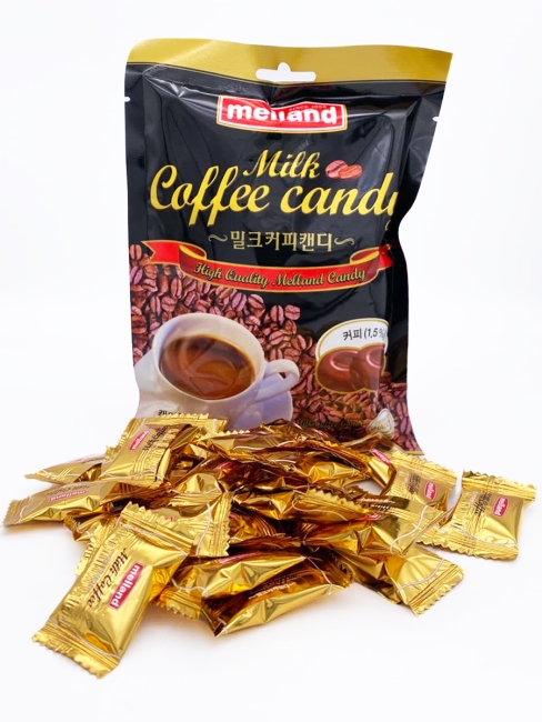 Melland Конфеты карамель леденцовая Кофе с молоком Milk Coffee Candy, 2 уп*100 г