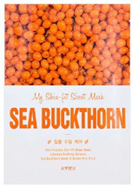 A'PIEU My Skin-Fit Sheet Mask Sea Buckthorn Тканевая маска с экстрактом облепихи, 25 г A'PIEU My Skin-Fit Sheet Mask Sea Buckthorn Тканевая маска с экстрактом облепихи, 25 г