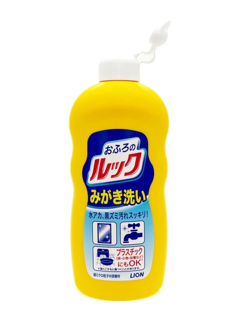 Lion Чистящее и полирующее средство для ванной комнаты с ароматом цитрусовых Look Shine Wash, 400 г