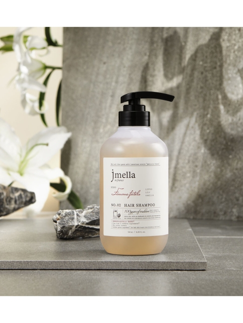 Jmella Парфюмированный шампунь для волос Роковая женщина N0.02 In France Femme Fatale Hair Shampoo, 500 мл