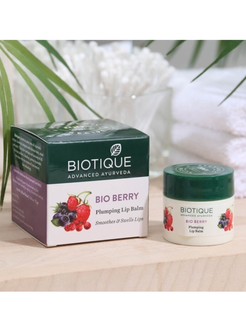 Biotique Бальзам для губ увлажняющий с лесными ягодами розовый Bio Berry Plumping Lip Balm, 12 г Biotique Бальзам для губ увлажняющий с лесными ягодами розовый Bio Berry Plumping Lip Balm, 12 г