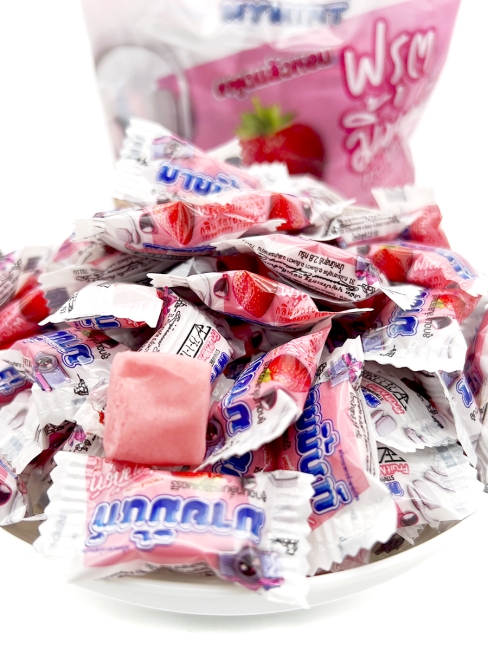 Boonprasert Конфета жевательная со вкусом мяты и клубники My Mint Strawberry Mint Flavoured Candy (100 шт) , 280 г