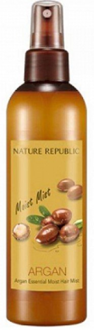 NATURE REPUBLIC Argan Essential Moist Hair Mist Увлажняющий мист для волос, 220 мл