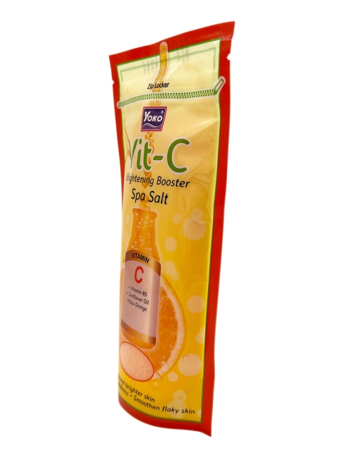 Yoko Скраб для тела солевой осветляющий с витамином C Vit-C Brightening Booster Spa Salt, 300 г Yoko Скраб для тела солевой осветляющий с витамином C Vit-C Brightening Booster Spa Salt, 300 г