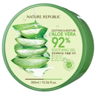NATURE REPUBLIC Soothing & Moisture Aloe Vera 92% Soothing Gel Универсальный гель с алое, 300 мл