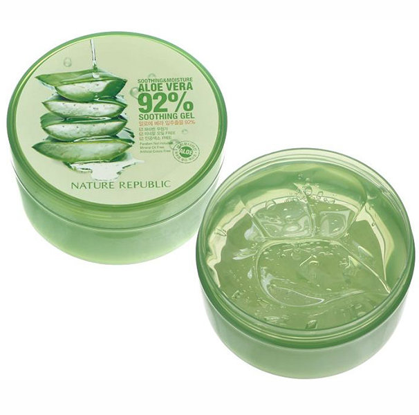 NATURE REPUBLIC Soothing & Moisture Aloe Vera 92% Soothing Gel Универсальный гель с алое, 300 мл NATURE REPUBLIC Soothing & Moisture Aloe Vera 92% Soothing Gel Универсальный гель с алое, 300 мл