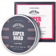 ETUDE HOUSE Gentle Black Super Hard Clay Wax Клей-воск для волос, 65 г
