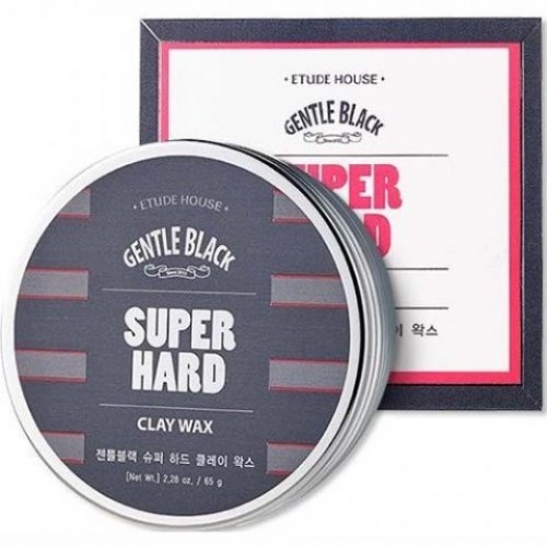 ETUDE HOUSE Gentle Black Super Hard Clay Wax Клей-воск для волос, 65 г ETUDE HOUSE Gentle Black Super Hard Clay Wax Клей-воск для волос, 65 г