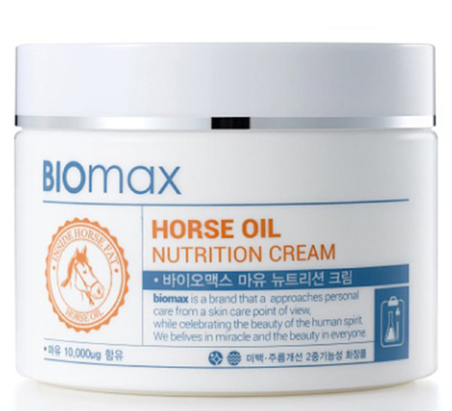 Welcos Biomax Horse Oil Nutrition Cream Питательный крем с лошадиным маслом, 100 мл Welcos Biomax Horse Oil Nutrition Cream Питательный крем с лошадиным маслом, 100 мл